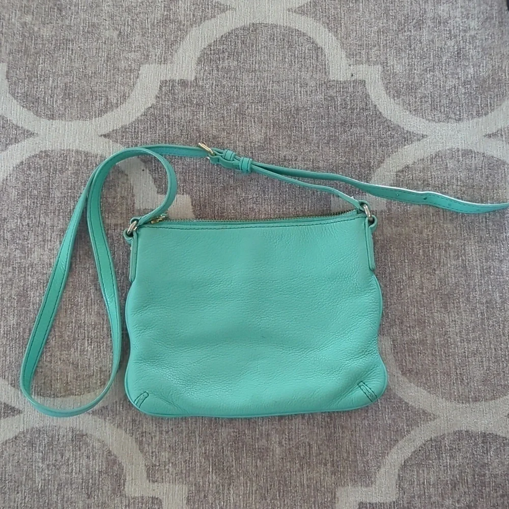 Kate Spade Tiffany Blue Leather Crossbody